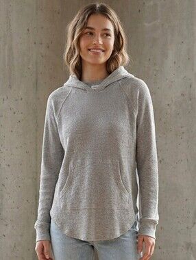 Aritzia TNA waffle Thermo Hoodie Grey Xxs